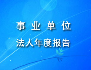 事业单位法人年度报告